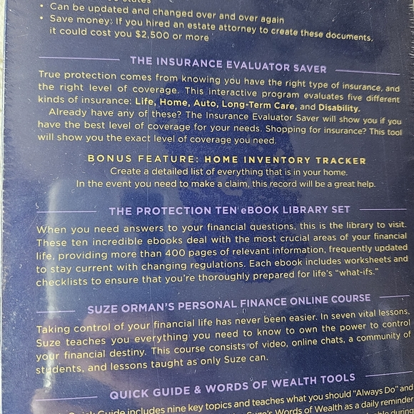 Suze Orman The Money Tools (4 CD Set) Take Control of Your Financial Life NEW - Picture 8 of 10